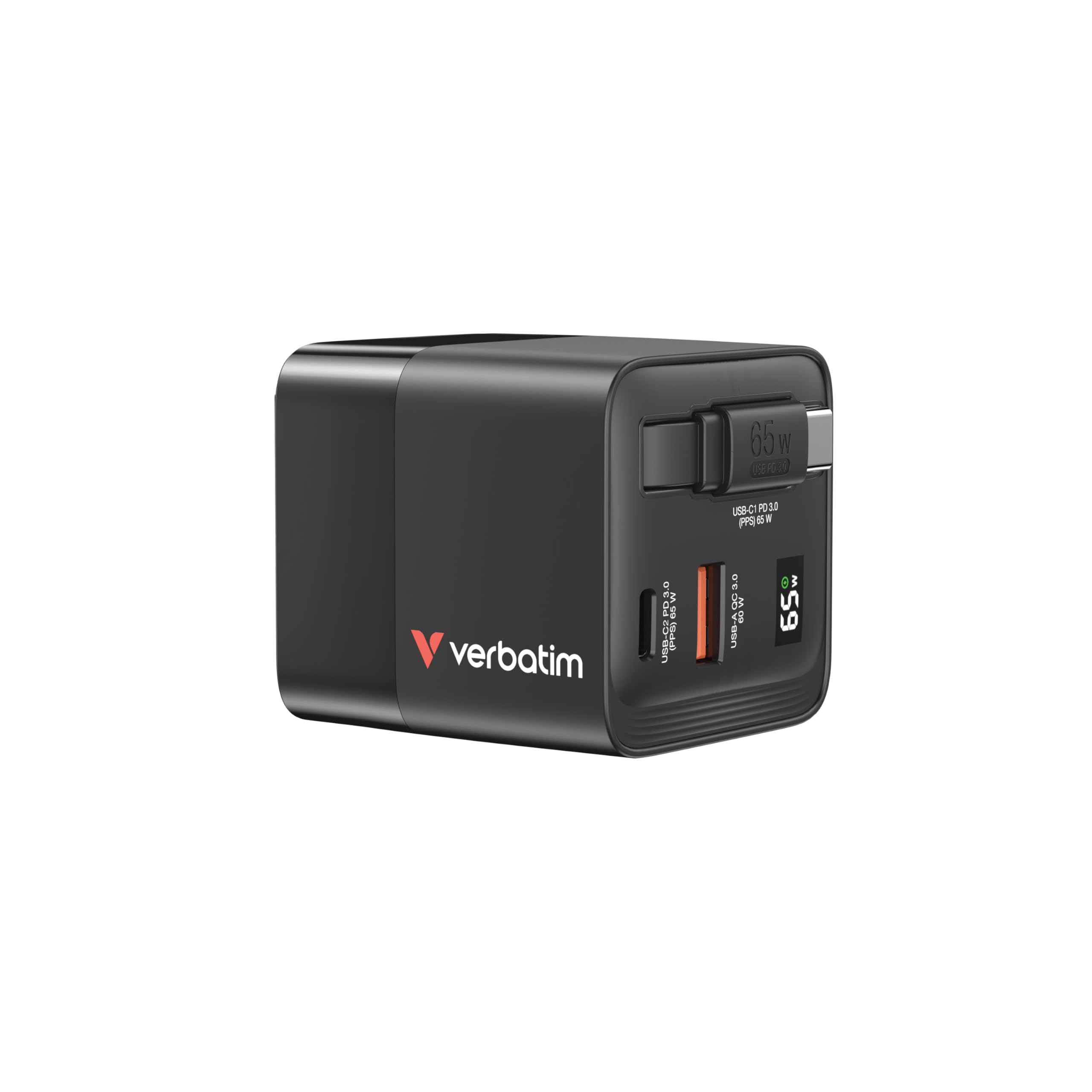 GAN CHARGER 2 PORT 65W MINI