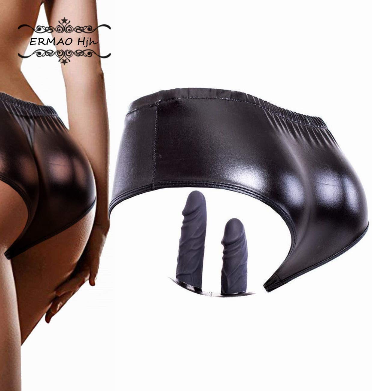 GWQNB Tight Leder Höschen Mit Umschnalldildo Strap On 2* Anal/Vagina Dildo,  Harness/Slip Mit Strap-On Penis/Butt Plug, Sm Sex-Spielzeug Von Adult  Produkte Für Frauen Vor Allem Lesb : Amazon.de: Drogerie & Körperpflege