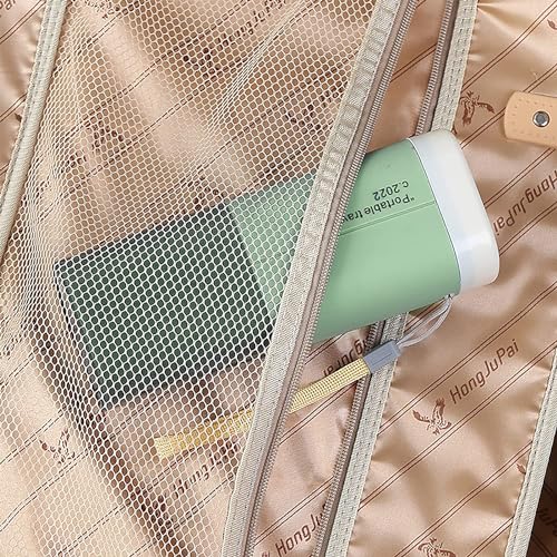 Image of Wafeeq Plastic Portable Travel Toothbrush Case Holder Bathroom Organizer Travel Container Toothpaste Storage Box for Camping Business School Trip Bathroom, Green (Pack of 1)