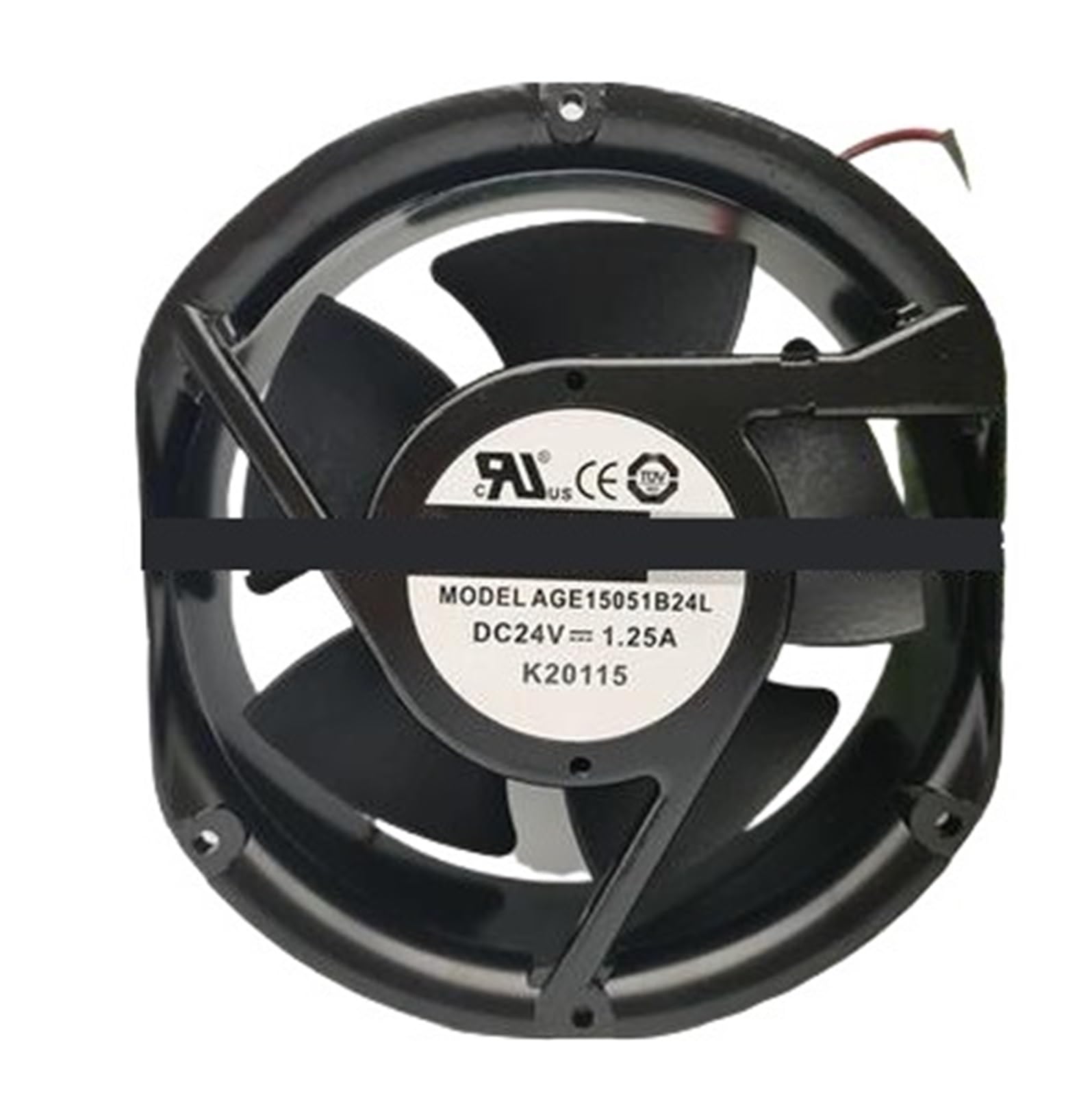 Ventilateur 24V 17251 boîtier métallique pour remplacer ventilateur industriel en panne