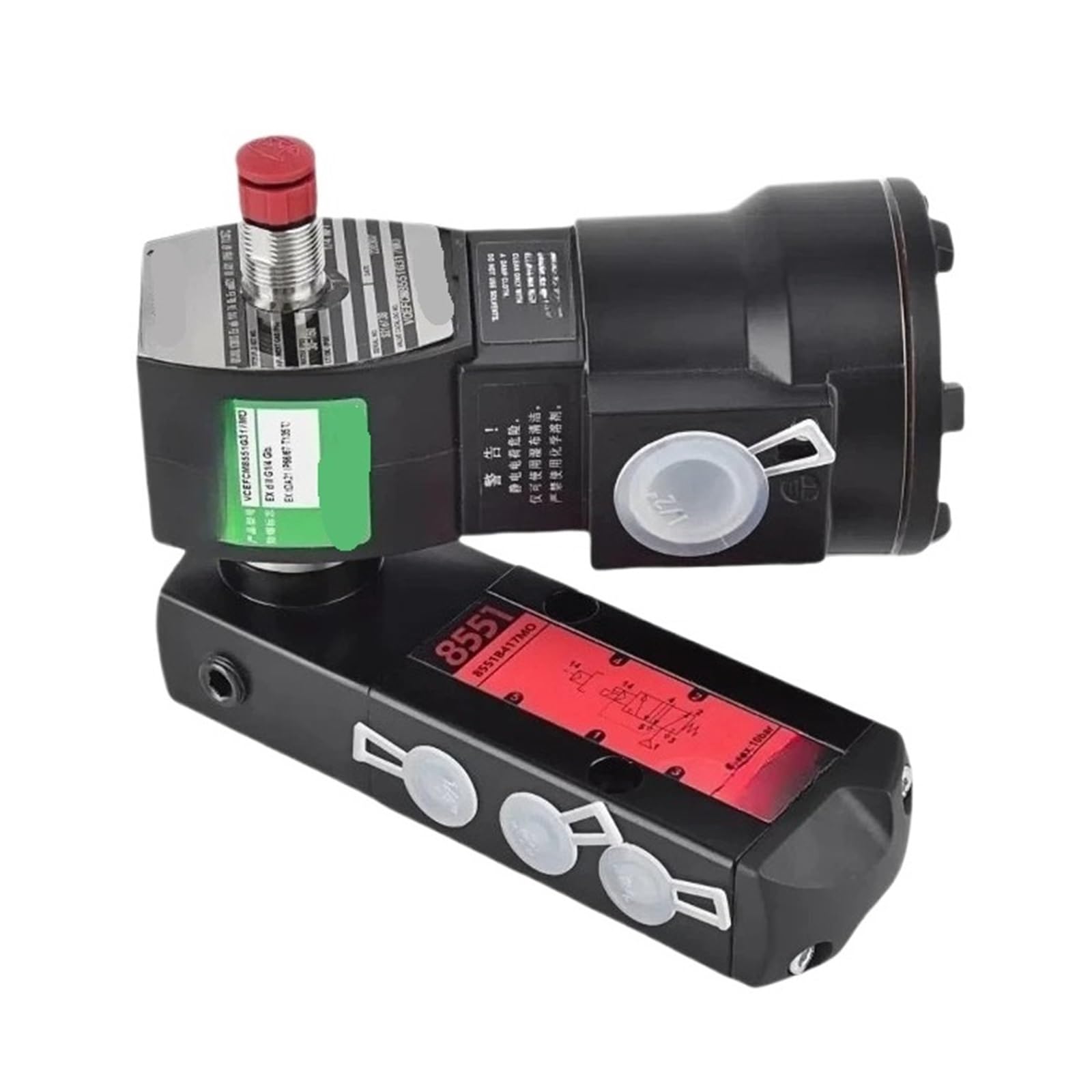 Électrovanne à trois voies VCEFCMG551H401MO pour circuits fluides