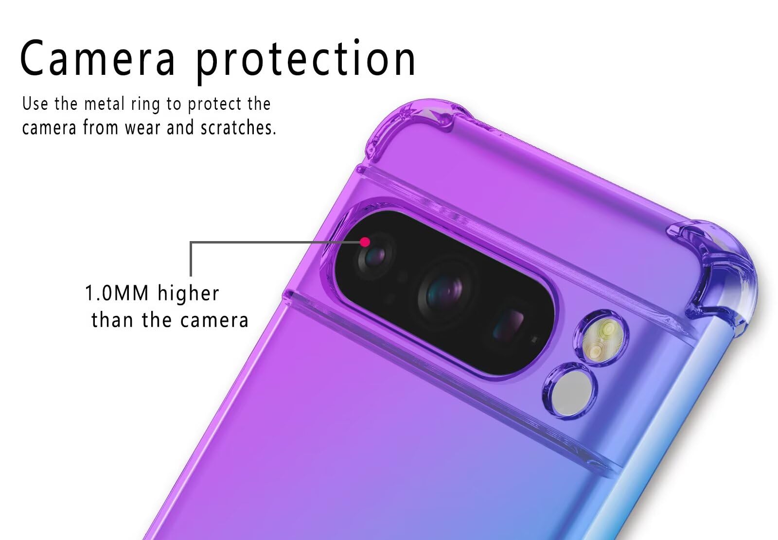 Custodia Sfumata TPU Per Google Pixel 7a | Cover Morbida Silicone Antiurto | Rosa Verde | Trasparente Anti Graffio E Leggera