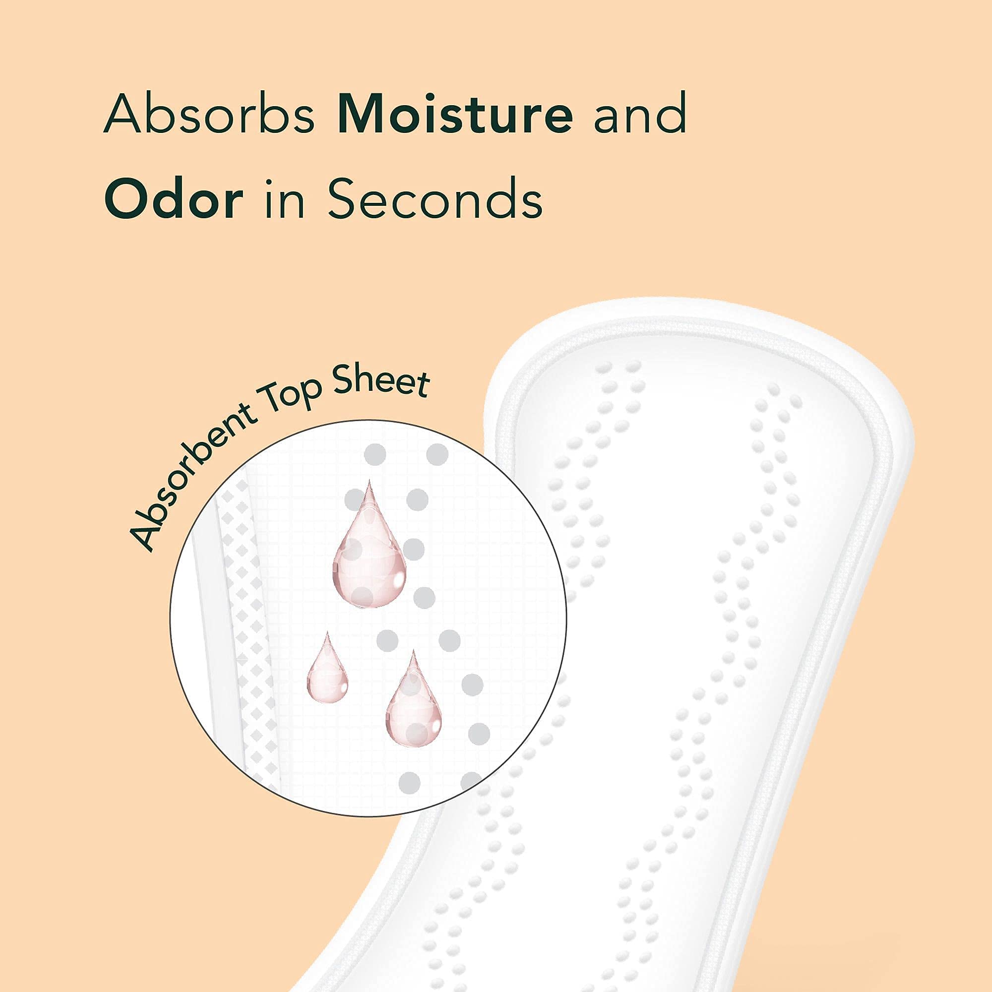 Rael Organic Cotton Cover Liners Unscented, Chlorine Free, Light