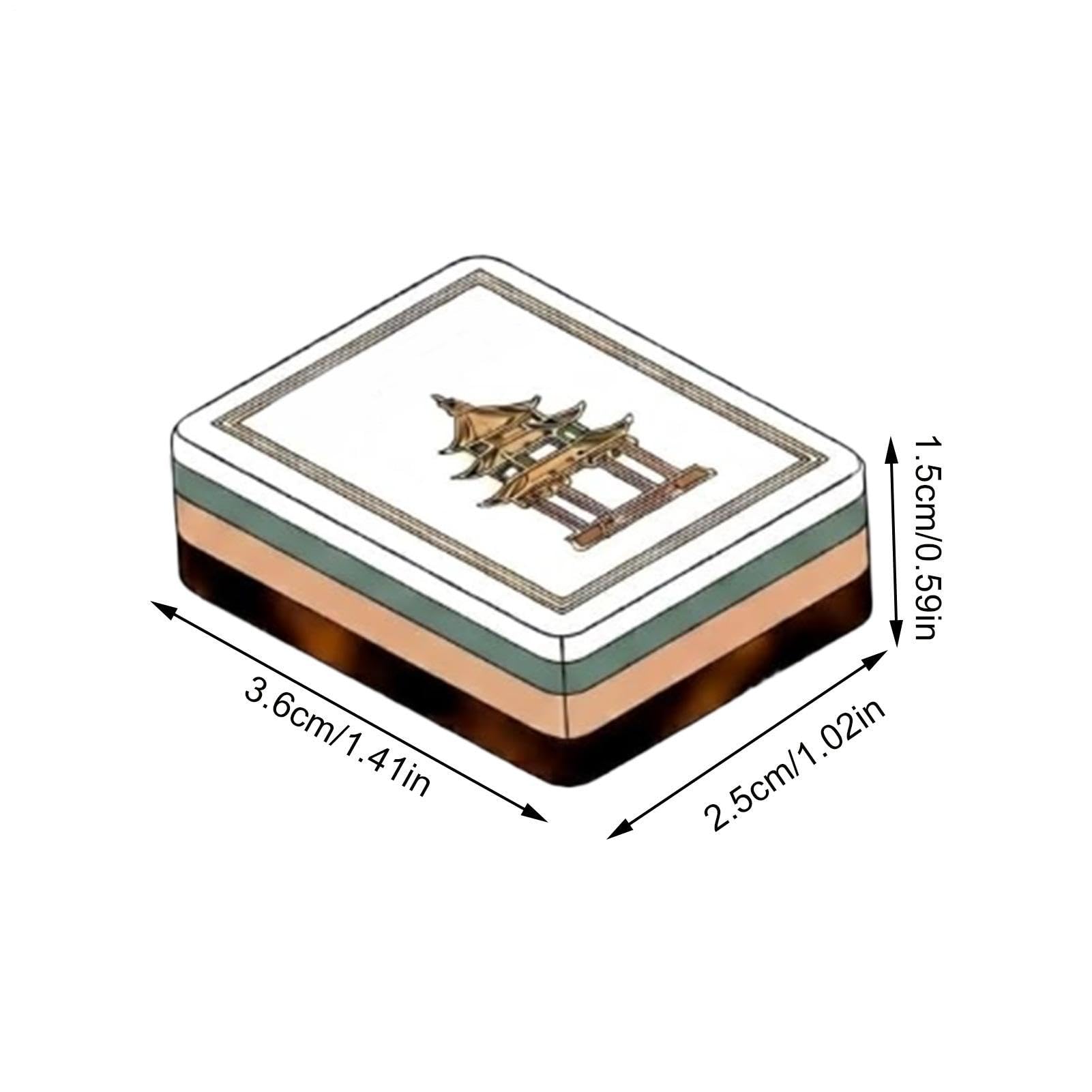 de Tuiles Mahjong Lot de 160 Pièces avec Dés