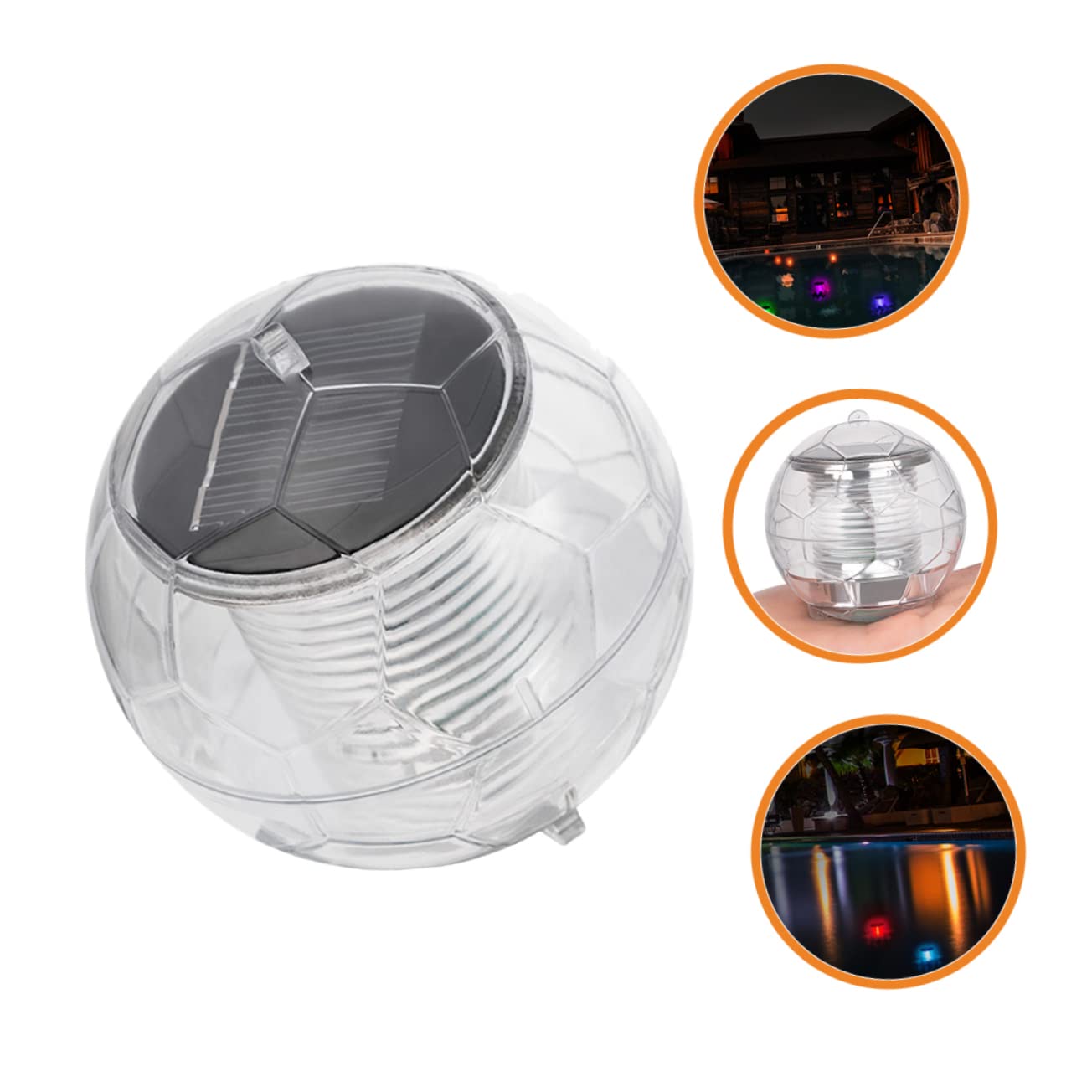 BESPORTBLE 3pezzi Solar Floating Led Per e Piscina Lampade Galleggianti Per Illuminazione Decorazione Fontane Notturni