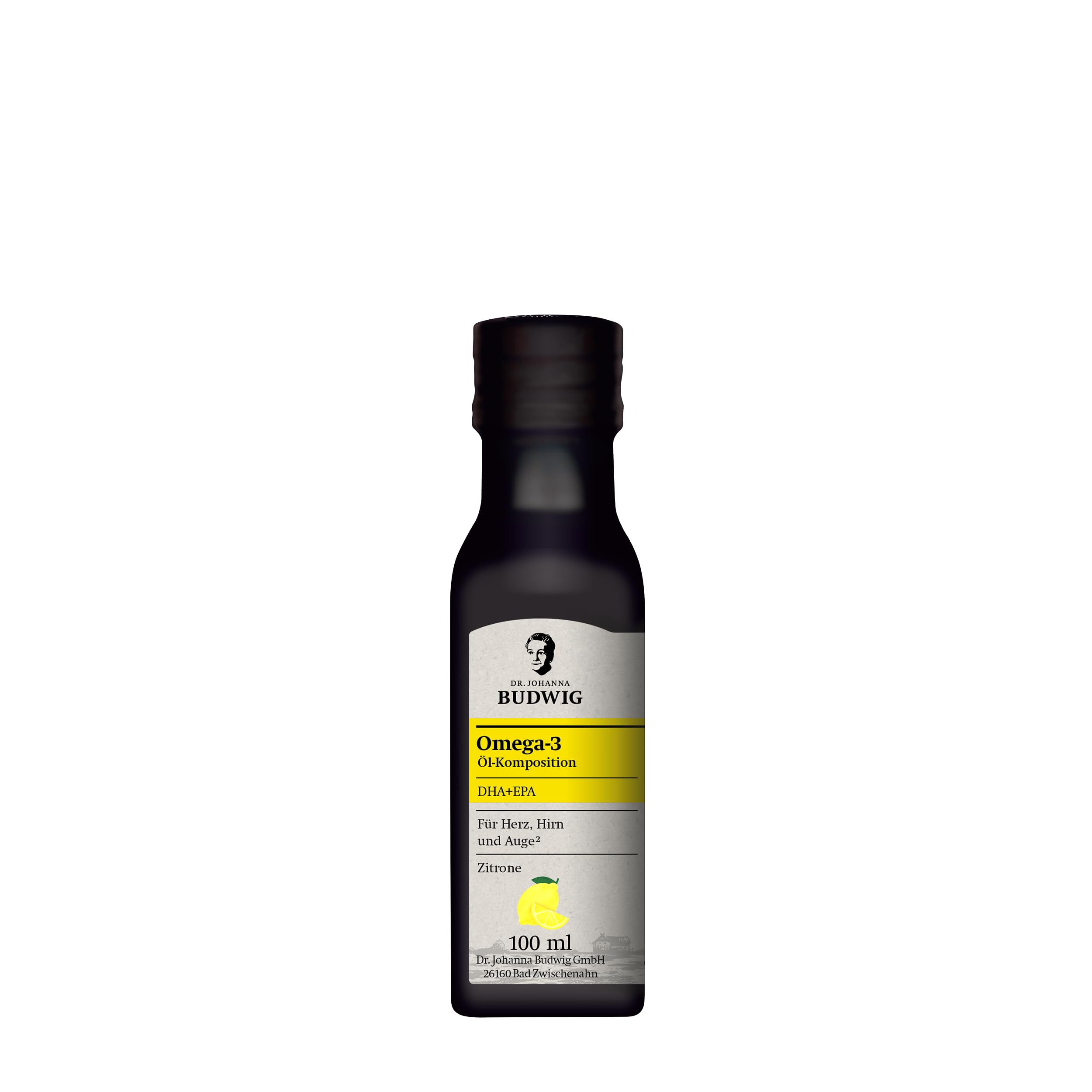 Dr. Budwig Premium Omega 3 DHA + EPA Öl Zitrone (100ml)