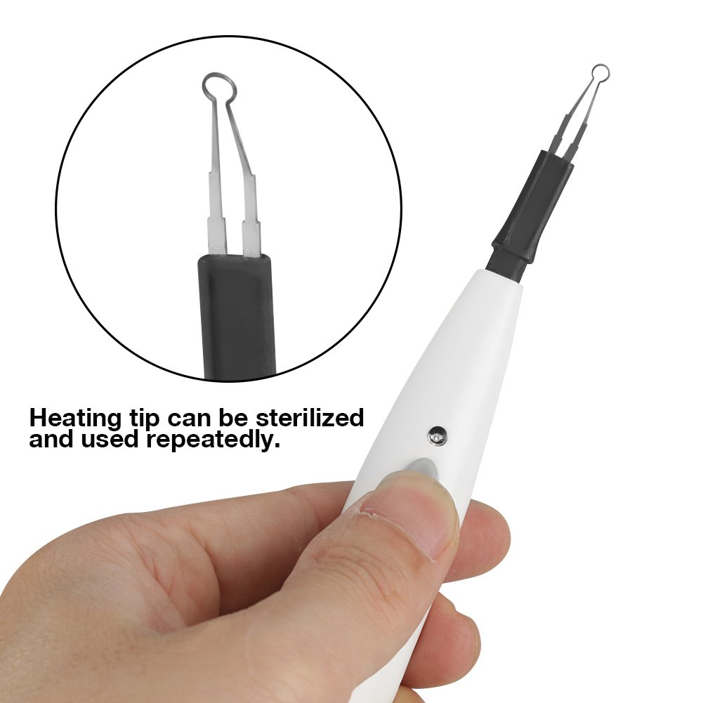Akozon Gutta Percha Cutter Tooth Gum Cutter Gomma Senza Fili Dentale con 4pz Punte(EU Standard)