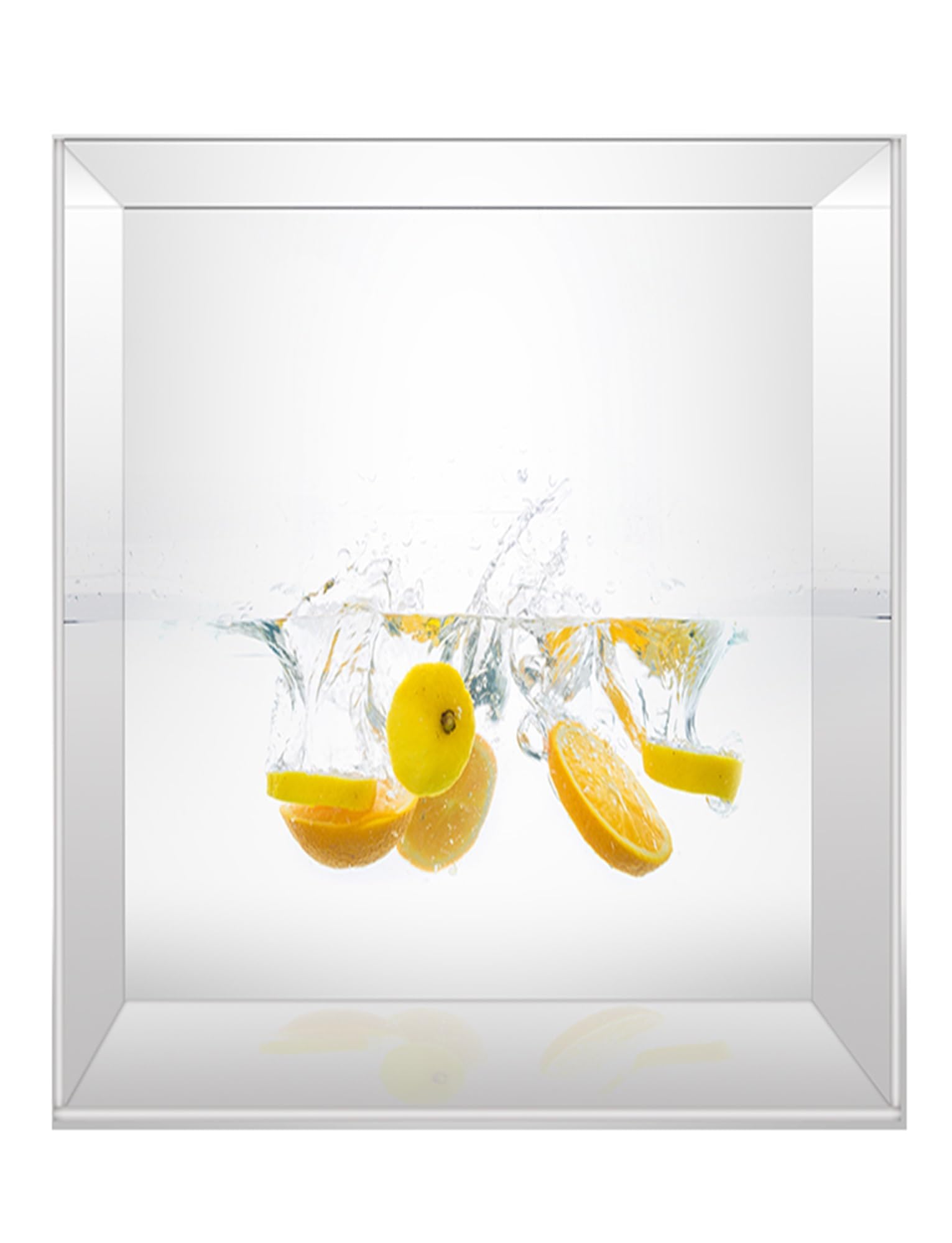 Transparent Shallow Water Photography Props, Decorative Tray, Photography Tray For Shooting Low Water Tank, Creative Floating Photography Props, Table Storage Box(60x60x5cm/23.6x23.6x2in)