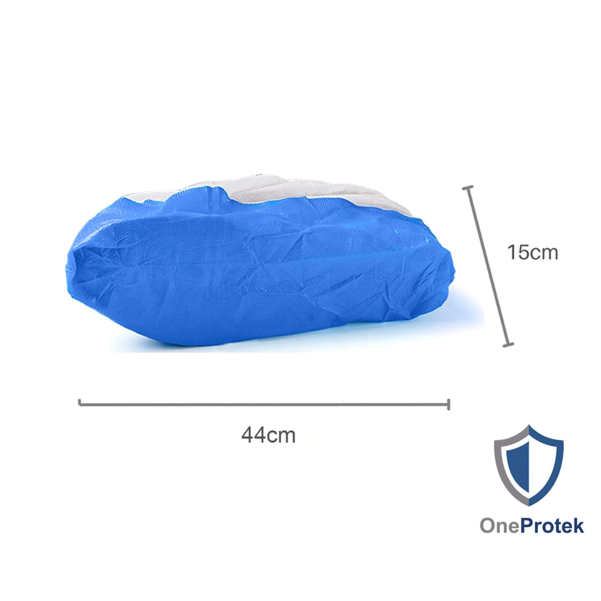 50 Surchaussures jetables ultra résistantes OneProtek - Avec semelle épaisse, imperméable et antidérapante - Couvre chaussure indéchirable