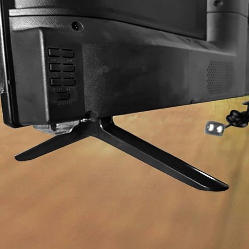Miniatura 8 de BESTYASH Patas universales de repuesto para soporte de TV con tornillos, pedestal de TV, base de mesa para televisores inteligentes, patas de