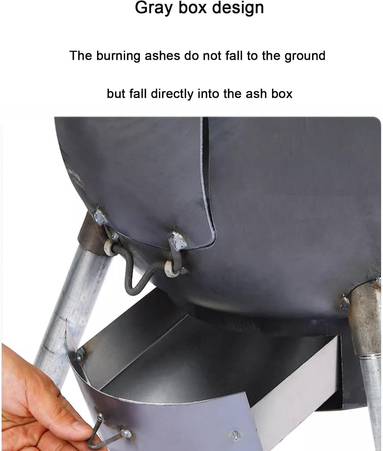 Firewood stove, new mobile integrated firewood stove for burning wood, outdoor stove, convenient floor pot stove, 16.9inx20.5in, 3518923