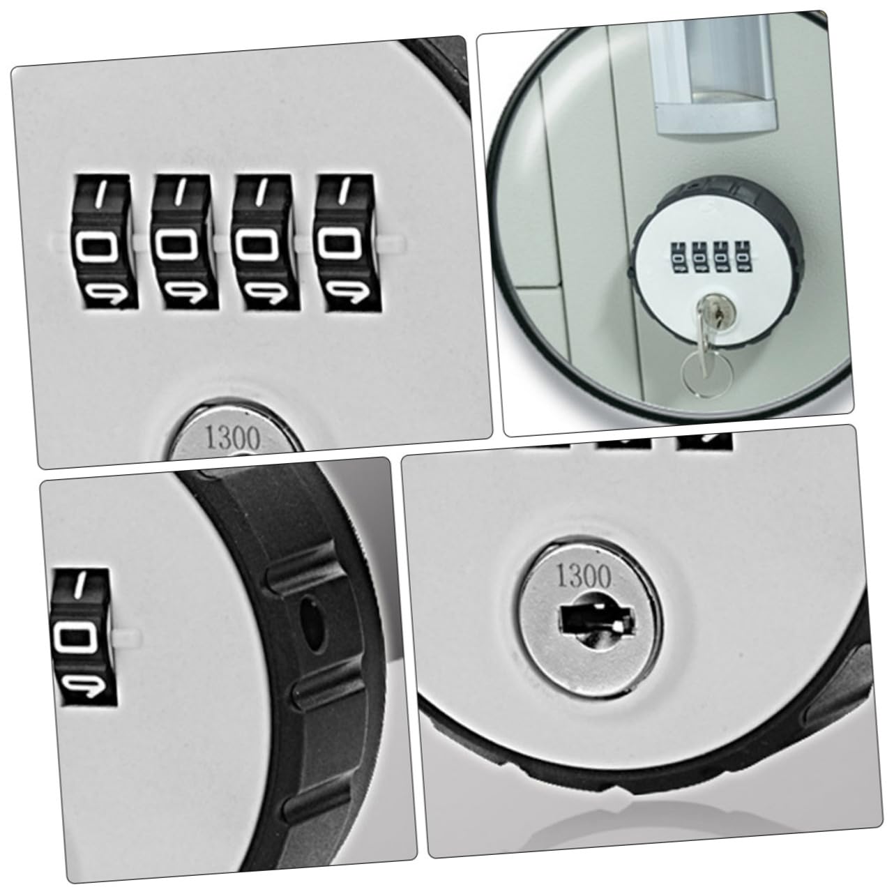 BESTonZON 2pezzi Serratura Per Armadietti e Combinazione Facile Installazione e Resistente Urti Protezione Per e