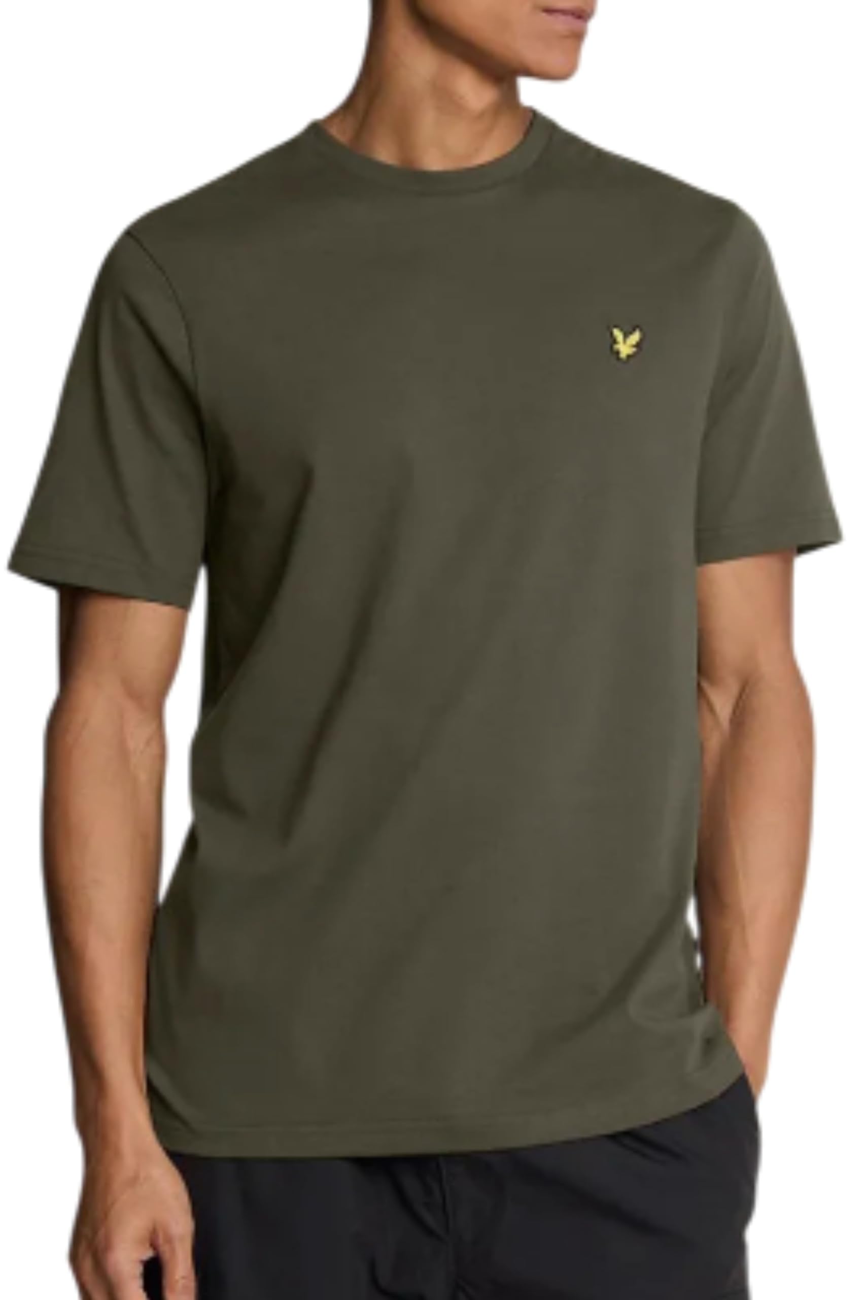 SS T-Shirts Plain T-Shirt W485 Olive, L