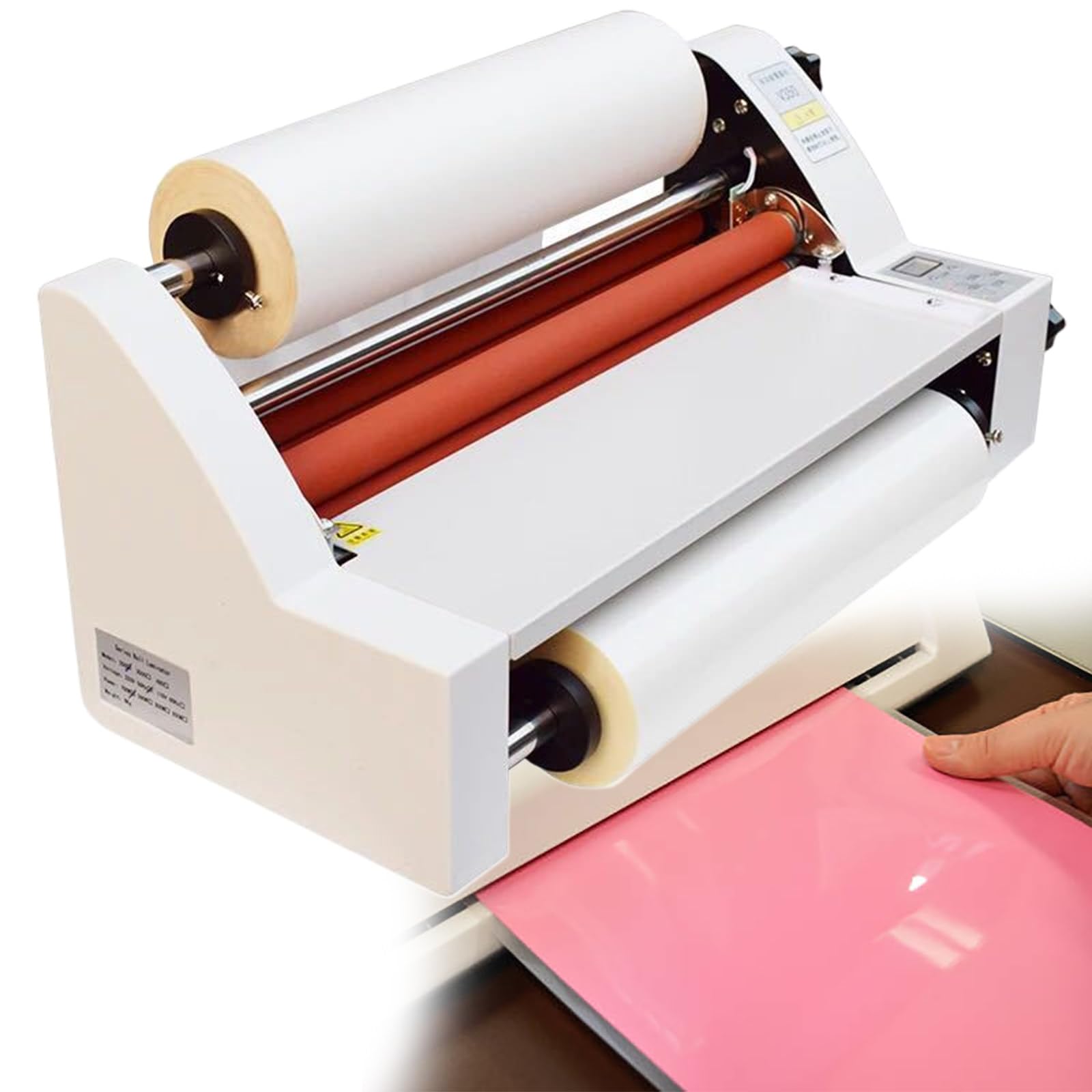 Macchina per laminazione, laminatrice a Caldo e a Freddo per Uso in Ufficio, Macchina per laminazione Termica Monofacciale e Bifacciale, laminatrice per Foto Commerciale Industriale