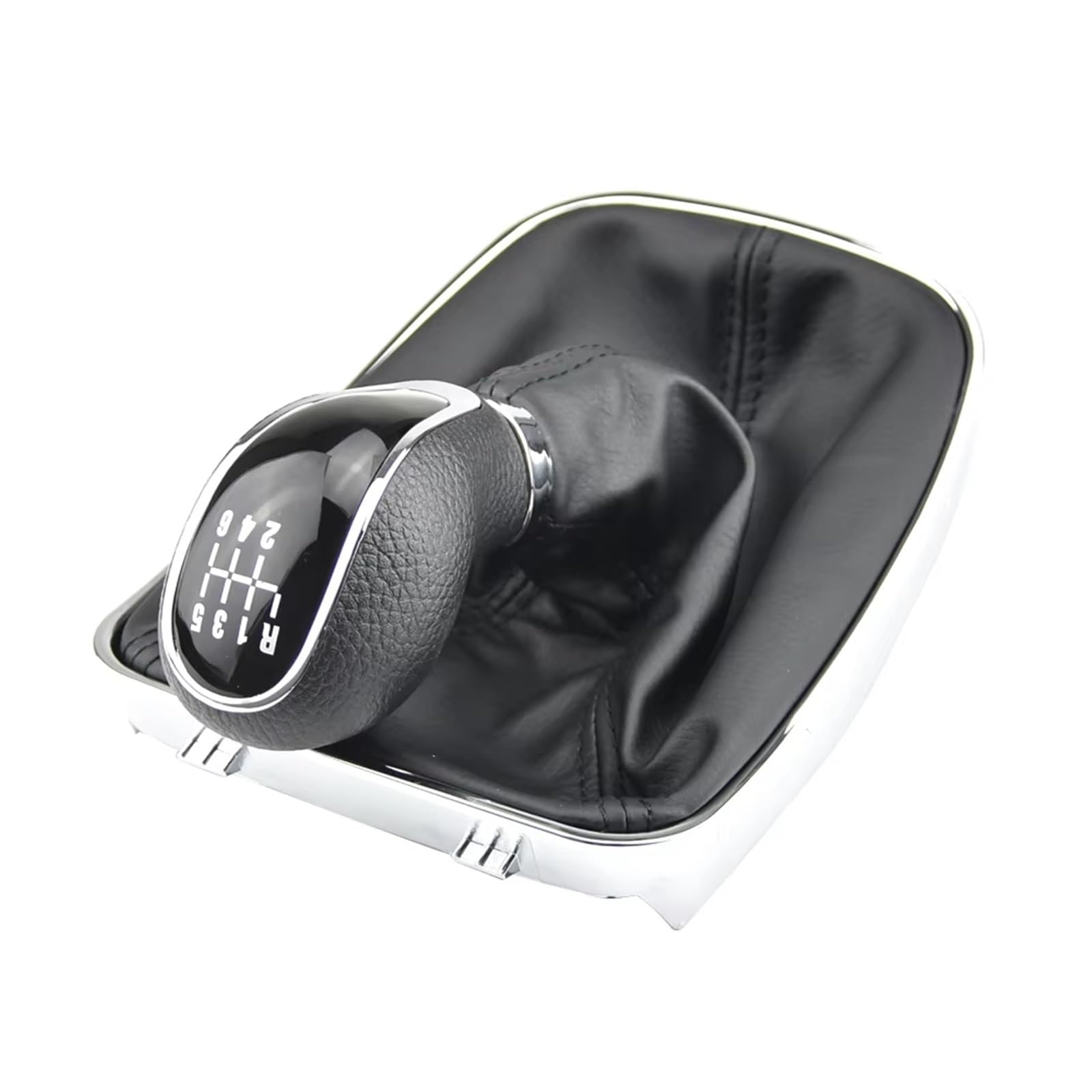 EFDDTBHE Compatible with OPEL for Insignia for Country Tourer 2013-2025 6 Speed Car Shift Gear Knob PU Boot Shifter Handle