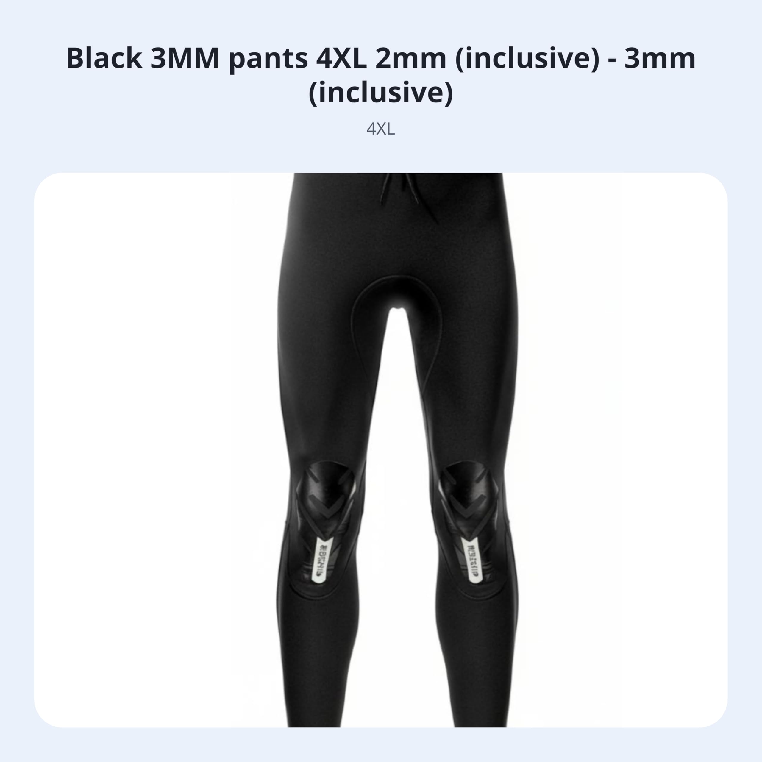 Harilla Neoprene Pantaloni Immersione Mutapantalone Subacquea 3mm Flessibili Termici Comfort Prolungato Soluzione Ideale per Sub Sportivi Acquatici Nuoto in Acque Aperte, 4XL