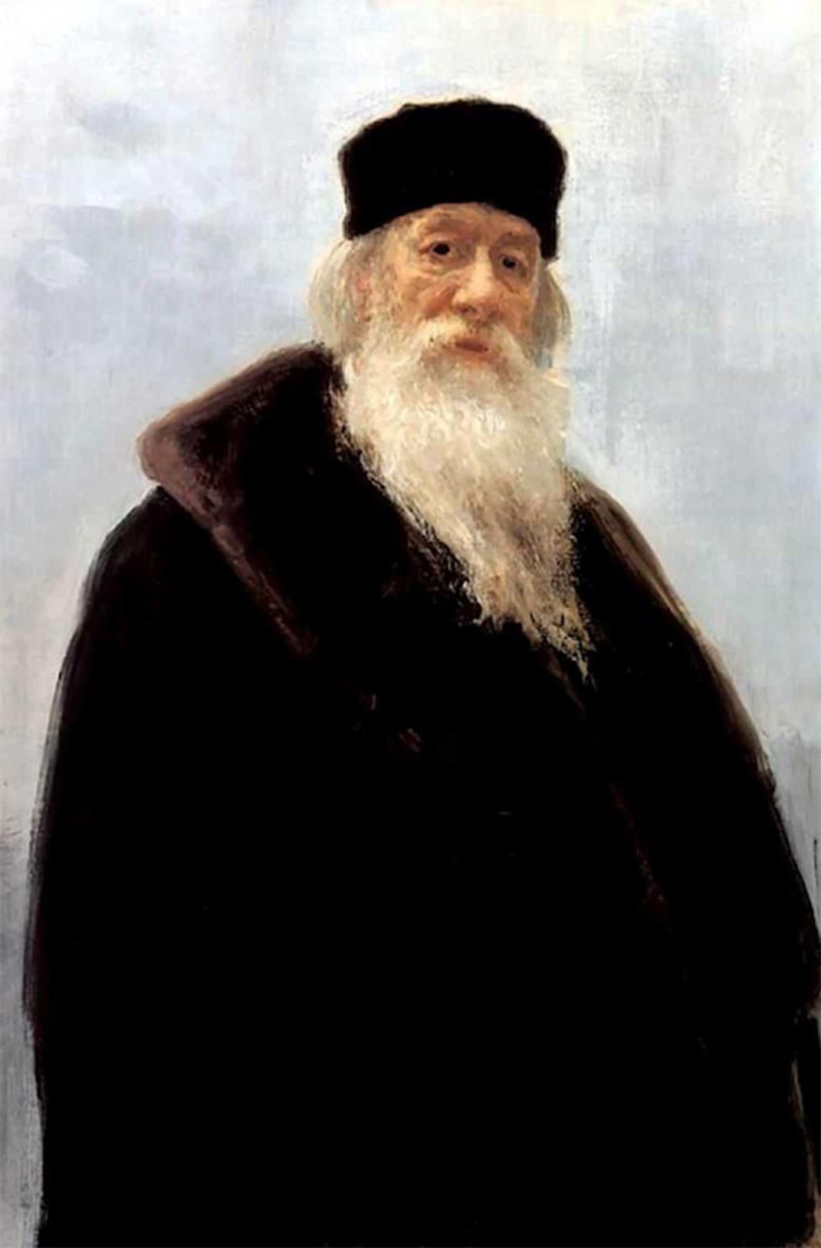 SERENDIPITP Retro Picture Poster Wall Art Pictures Painting Portrait of Art Critic Vladimir Stasov by Il'ya Repin Wall Art Canvas Print for Wall Decor 60x90cm