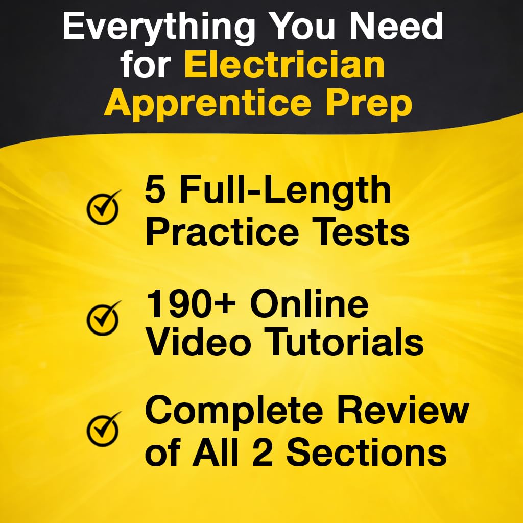 IBEW Aptitude Test Prep 2026-2027 - 5 Full-Length Practice Exams, 150+ Online Video Tutorials, Secrets Study Guide for the Electrician Apprentice: [2nd Edition]