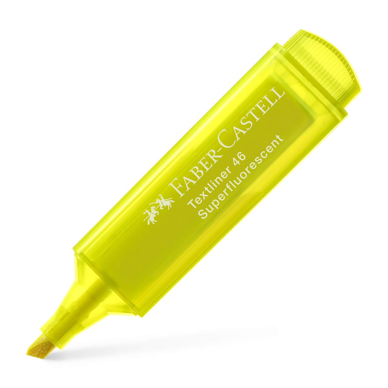 Faber-Castell Textliner 46 - Evidenziatore superfluorescente, confezione da 50
