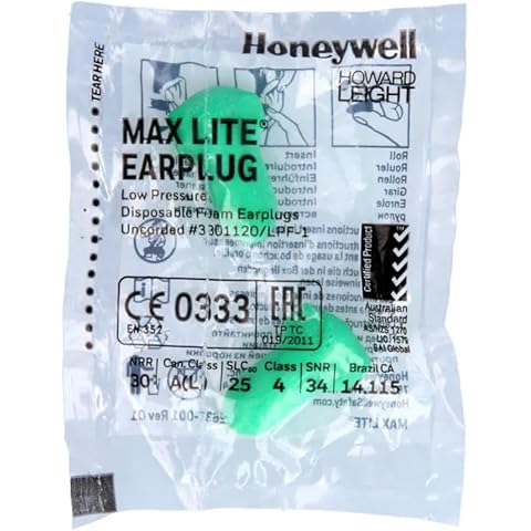Howard Leight Max Lite Ear Plugs for Smaller Ears Cover