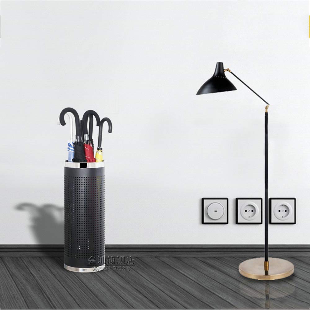 Amazon｜Xyanzi 傘立て、メッシュ傘立て-22x57cm、メタルシルバー、黒