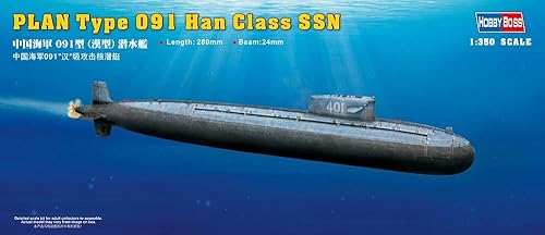 Hobby Boss PLAN Tipo 091 Han Class SSN Kit de construcción de modelo de barco