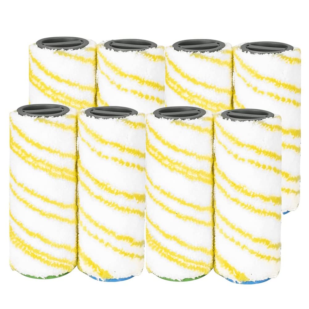 Accessori di Ricambio per Spazzole Un Rullo da 8 Pezzi per Lavapavimenti Elettrico FC5 FC7 FC3 FC3D