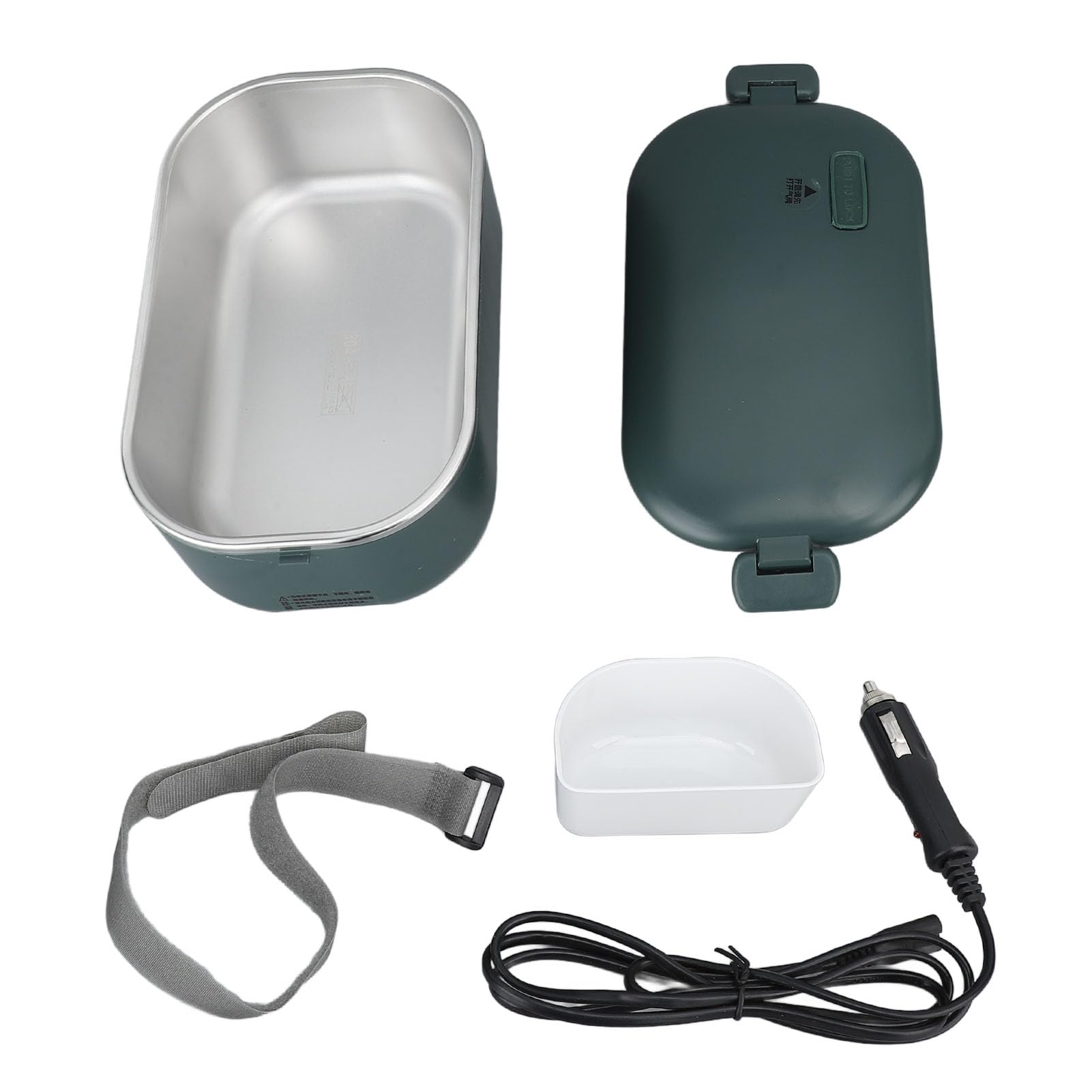 Derefine Fiambreras con Calefacción Portátil de 1 Litro, Loncheras con Calefacción Eléctrica, Loncheras con Calefacción para Adultos, Trabajo, Automóvil, Camión, Hogar, Lonchera con Calefacción(#1)