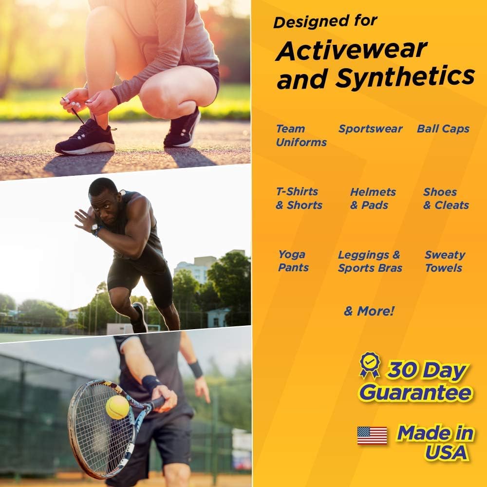 AthletX Amazing Sports Wear Stain & Odor Remover - Grass, Blood & Sweat Stains & Odors - Workout Clothes - Natural Enzymes - USA Made