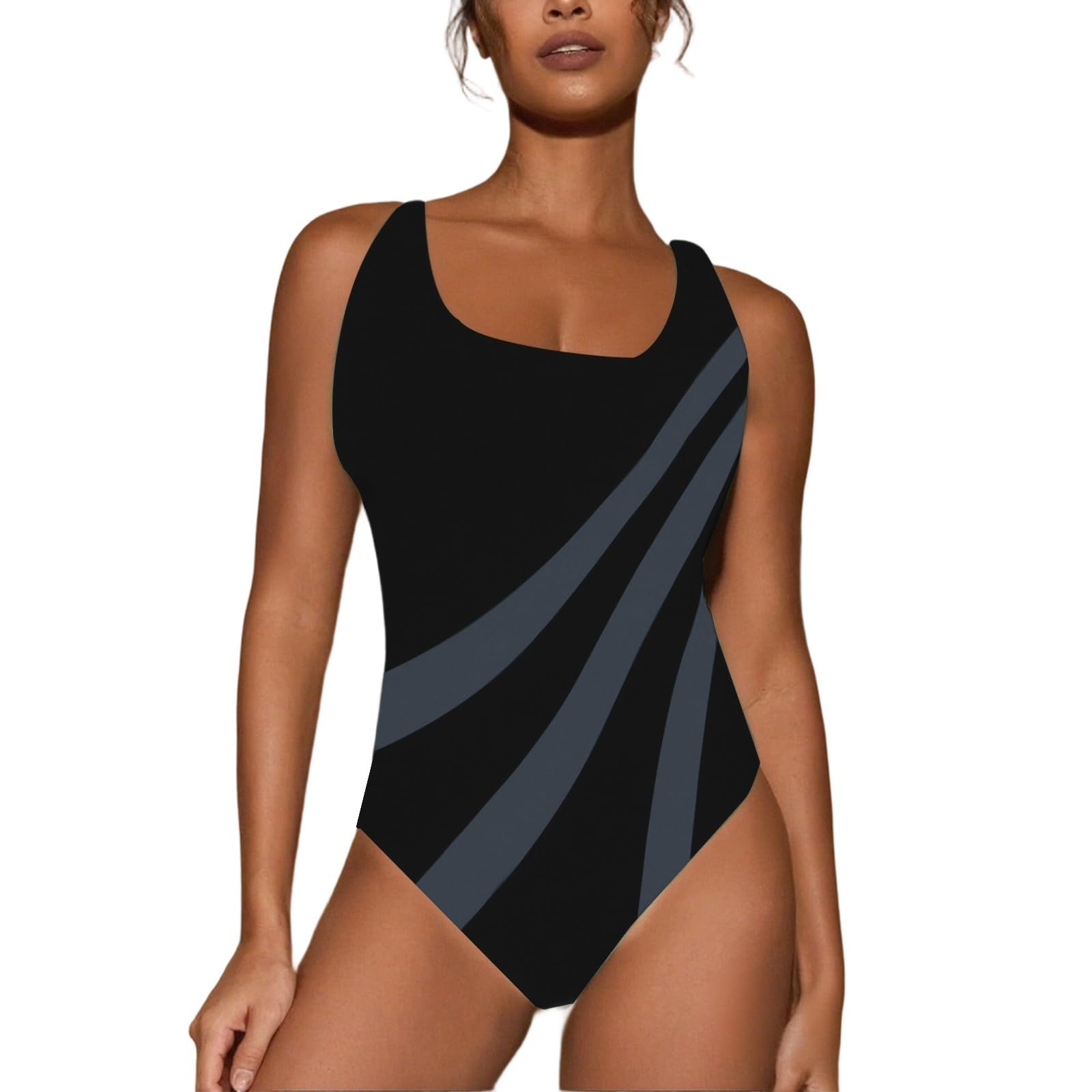 Luadnysin Swimwear Women Reducers Swimsuit Plus Size Beach Clothing Fatos Plus Size Surf Sports Suit Swimsuit Swimming Pool Bathing Suits Elegant Casual