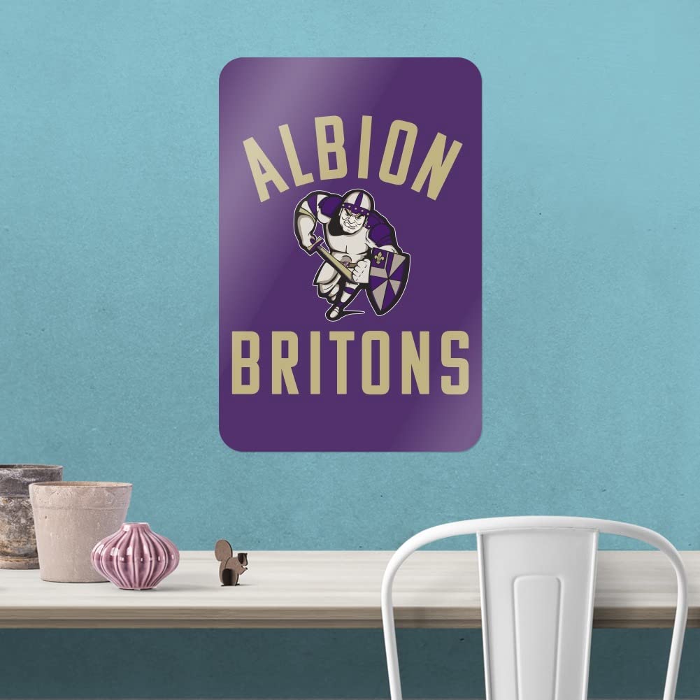 Albion College Britons Logo Home Business Office Sign - Window Sticker - 12