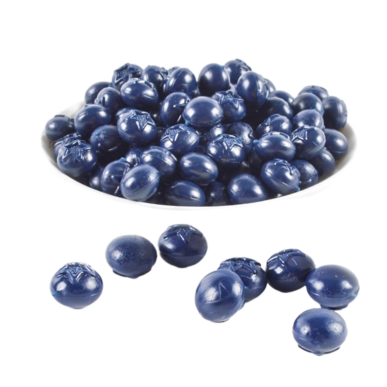 CVdrtyED Reusable Artificial Fruit Display 50pcs Artificial Fake Fruit Blueberry Models For Home Decoration Kitchen Ornaments