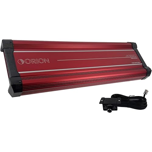 Orion HCCA17000.1DSPLX High Performance 17000W RMS Competition High Current Class-D Monoblock Amplifier - 1 Ohm Stable, Low Pass Crossover, Bass Boost Control, Mosfet Power Supply, Bass Knob Included
