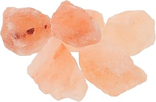 SOESFOUFU 1 Bag Himalayan Salt Rocks: Pink Crystal Salt Stones Chunks - 2-4cm/0.8-1.57" 2.2 Pounds - Natural Raw Rocks for...