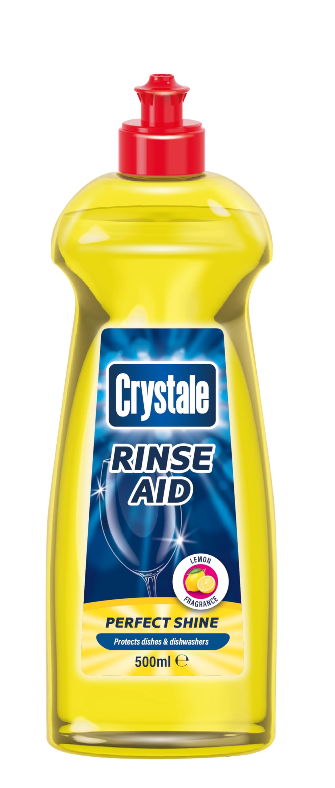 Crystale Dishwasher Rinse Aid Lemon - 500 ml