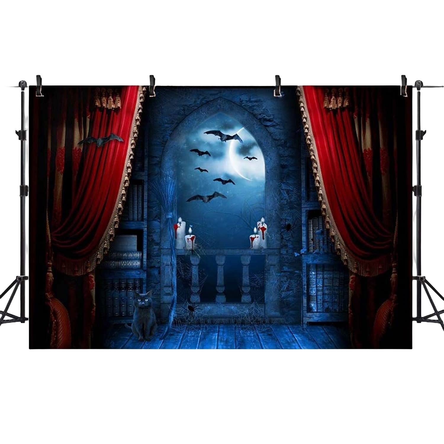 Amazon.co.jp: バック紙 背景紙 ハロウィン かぼちゃ コウモリ ホラー  