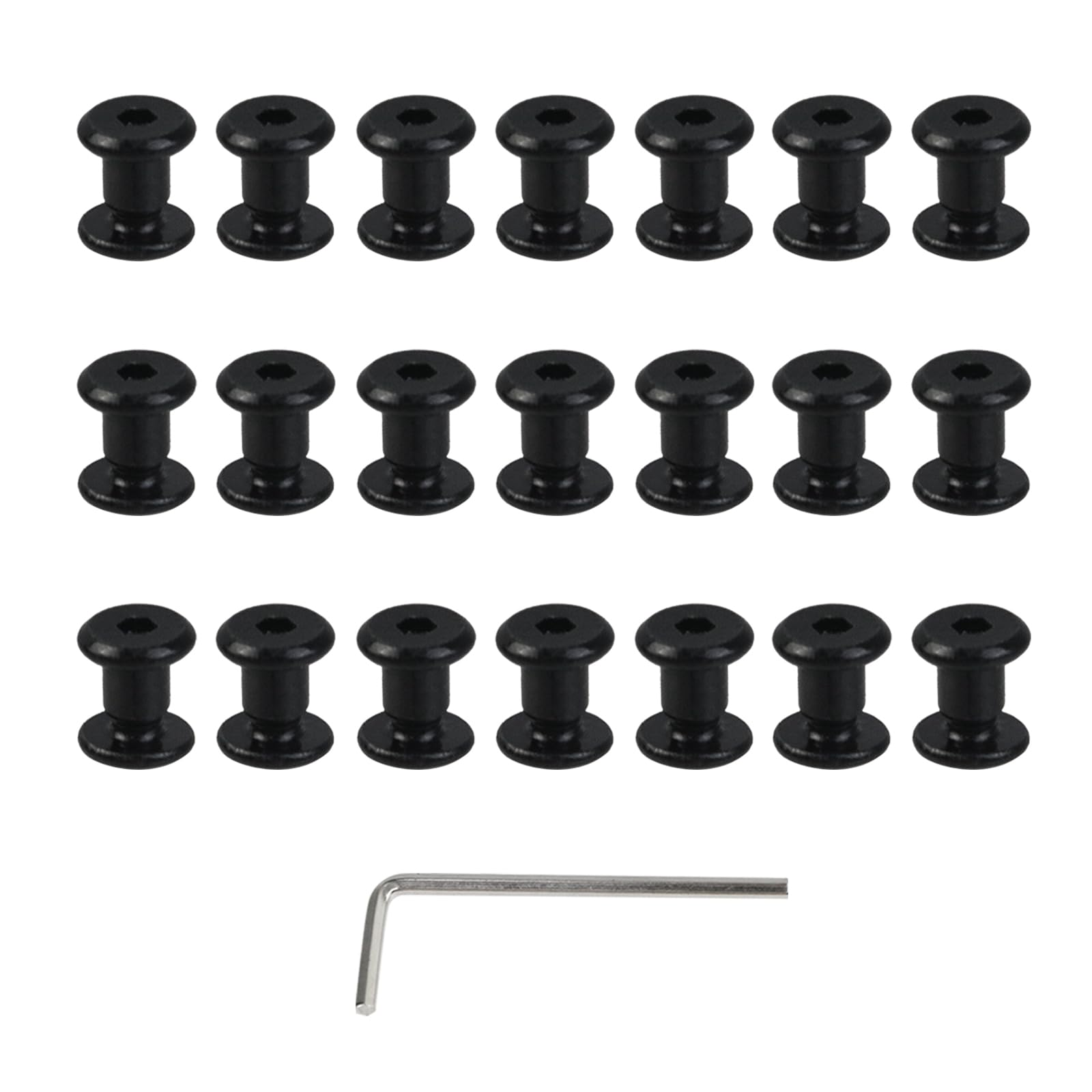 Stainless Steel Binding Screws - 20 Sets -13