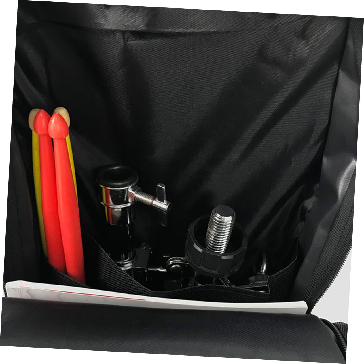 Sosoport Durable Dumb Drum Backpack Percussion Instrument Carrying Pouch Convenient Storage Bag for Musicians Lightweight Design with Enhanced Protection