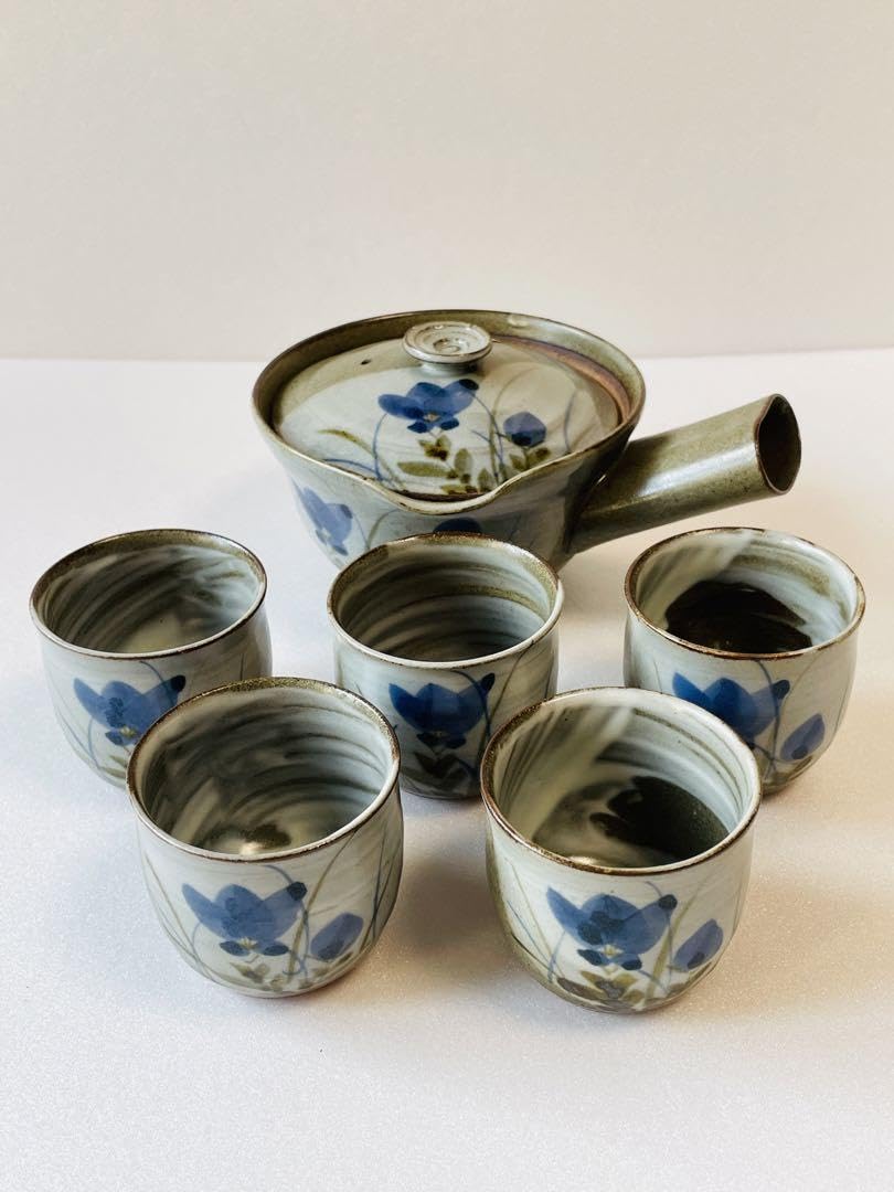 京都洛東　鳳瑞の四角い陶器急須　水注　湯さまし　珍品 Amazon.co.jp: 京都 清水焼王鳳窯の急須と湯呑み5客セット : ホーム