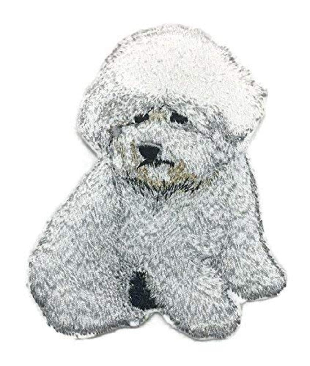 Amazing Custom Dog Portraits[Bichon Frise ]Custom and Unique] Embroidered Iron on/Sew patch [3.6" *4.5 "] [Made in USA]