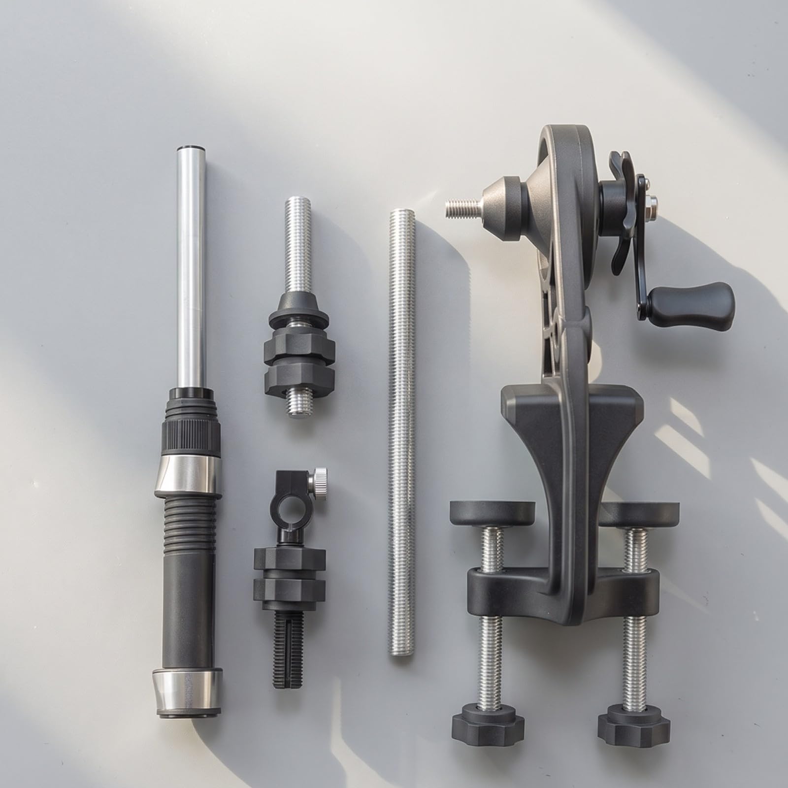 vanador Linea Pesca con Estructura Metalica y Perilla Ajuste para Carrete con Resistencia Regulable Acuado para Preparacion Pesca en Mesa, style to 2