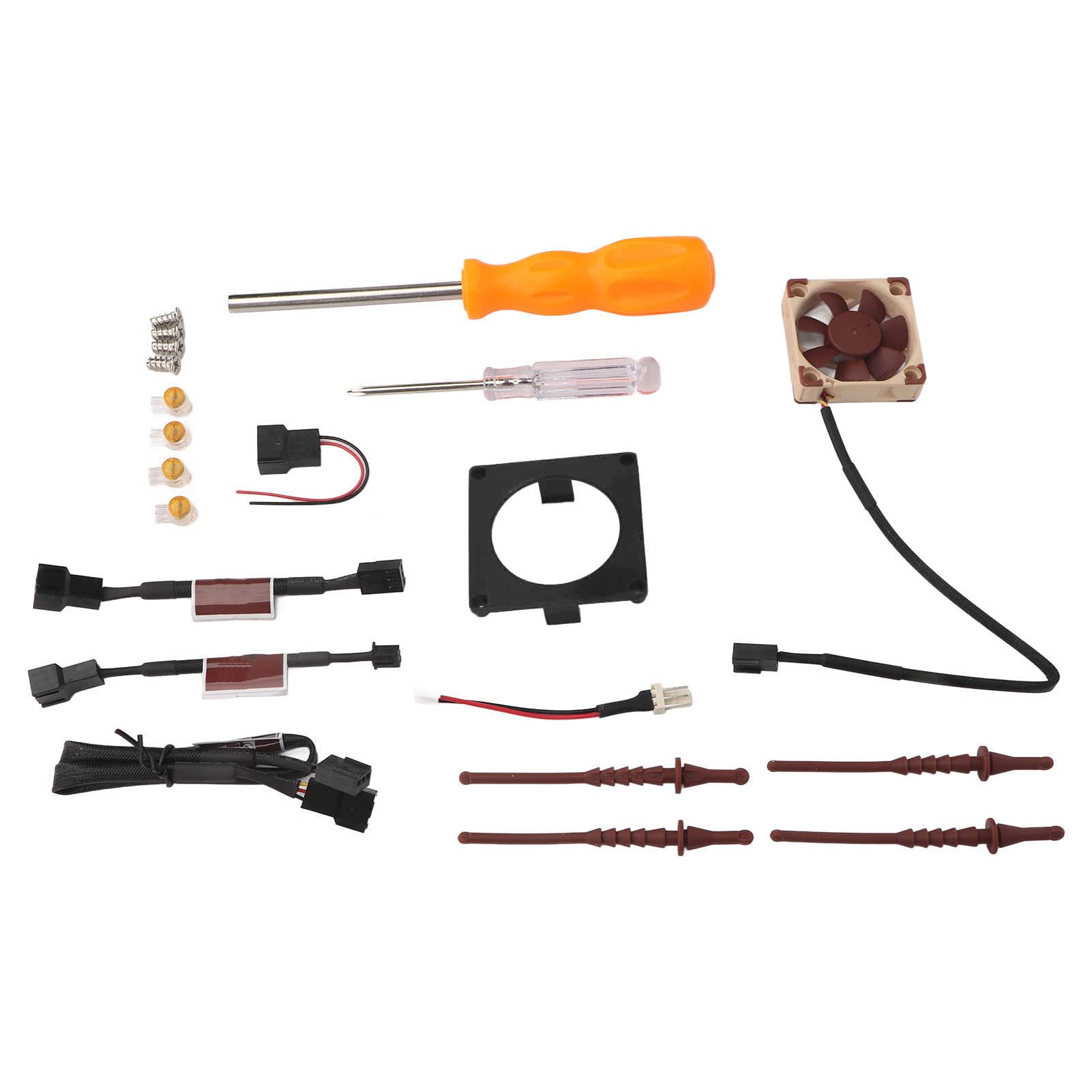 Topiky Kit di Montaggio Ventola Stampa 3D per, Supporto Ventola di Raffreddamento 40x10mm, Staffa Adattatore, Telaio Stampato 3D di Ricambio per Console