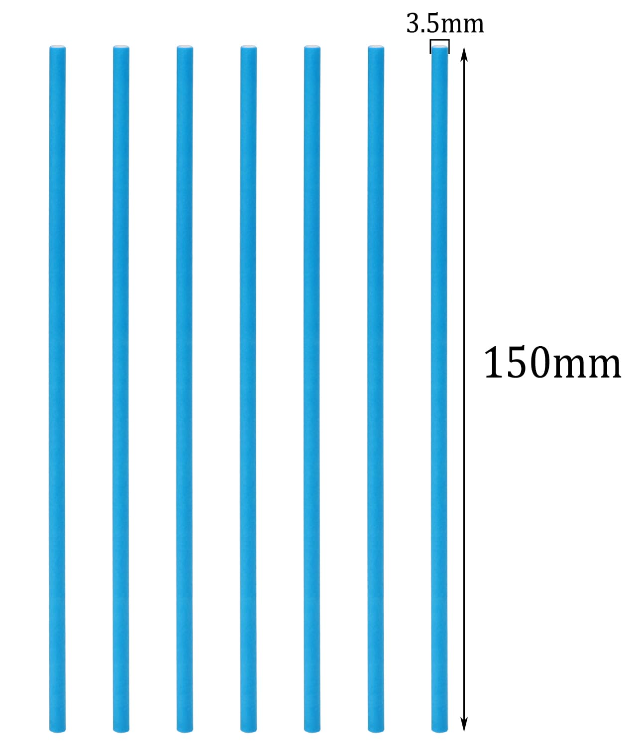 DECOMELODY Zuckerwatte Stäbchen - 50 Stück Wiederverwendbar