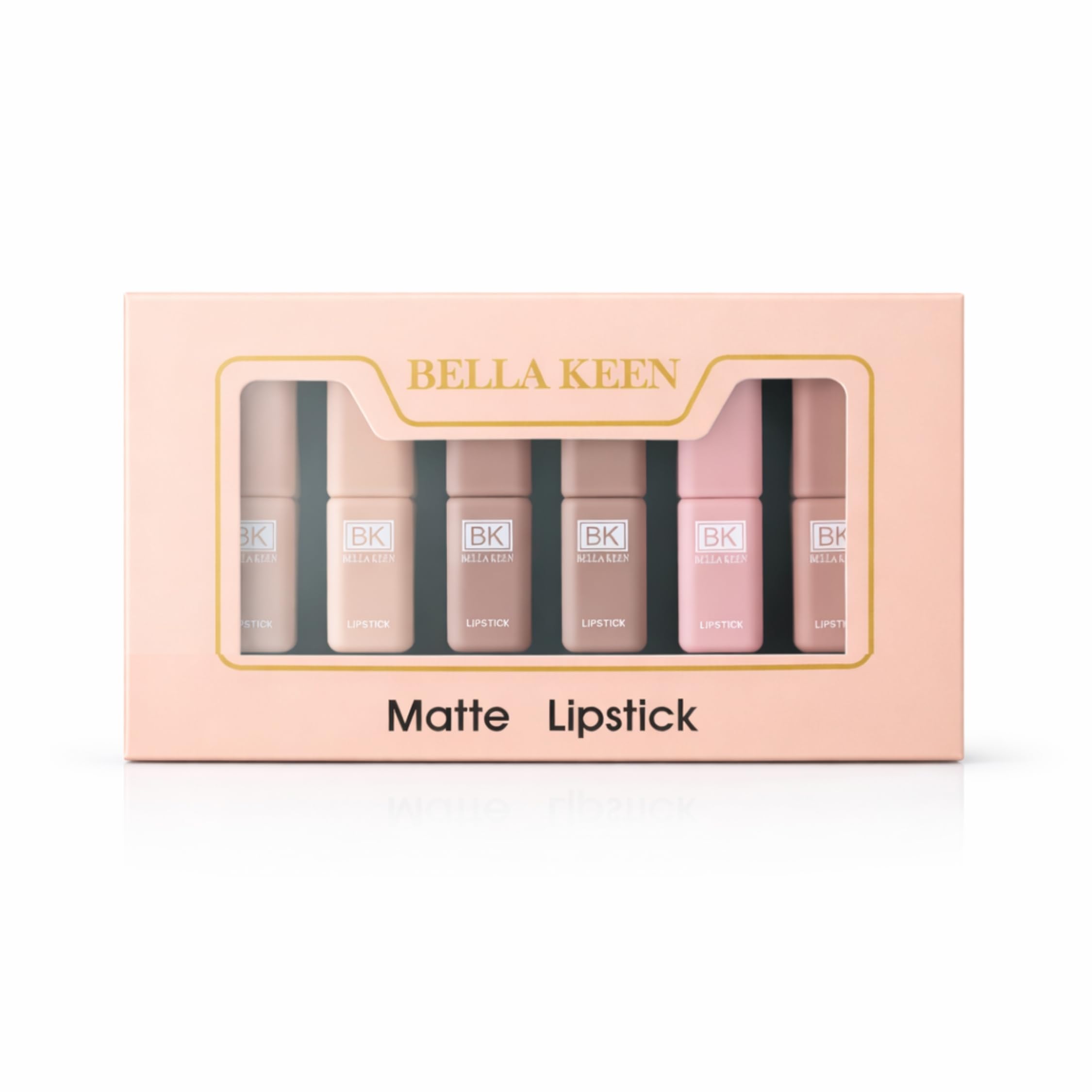 Matte Lipstick Set | 5-Piece Nude & Pink Shades | Long-Lasting, Smooth, and Comfortable Formula | Perfect for Daily Wear | Ideal Gift Set for Women-image-2