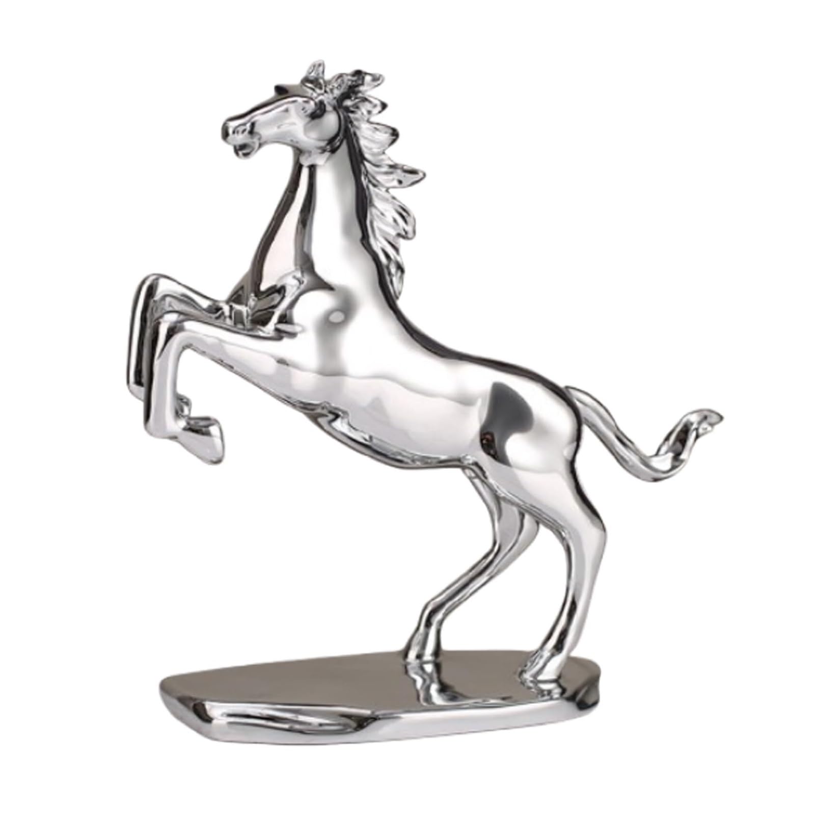 Kukuuu A Horse Statue Sculpture Figurine Table Decoration Crafts(,27 * 10 * 26Cm)