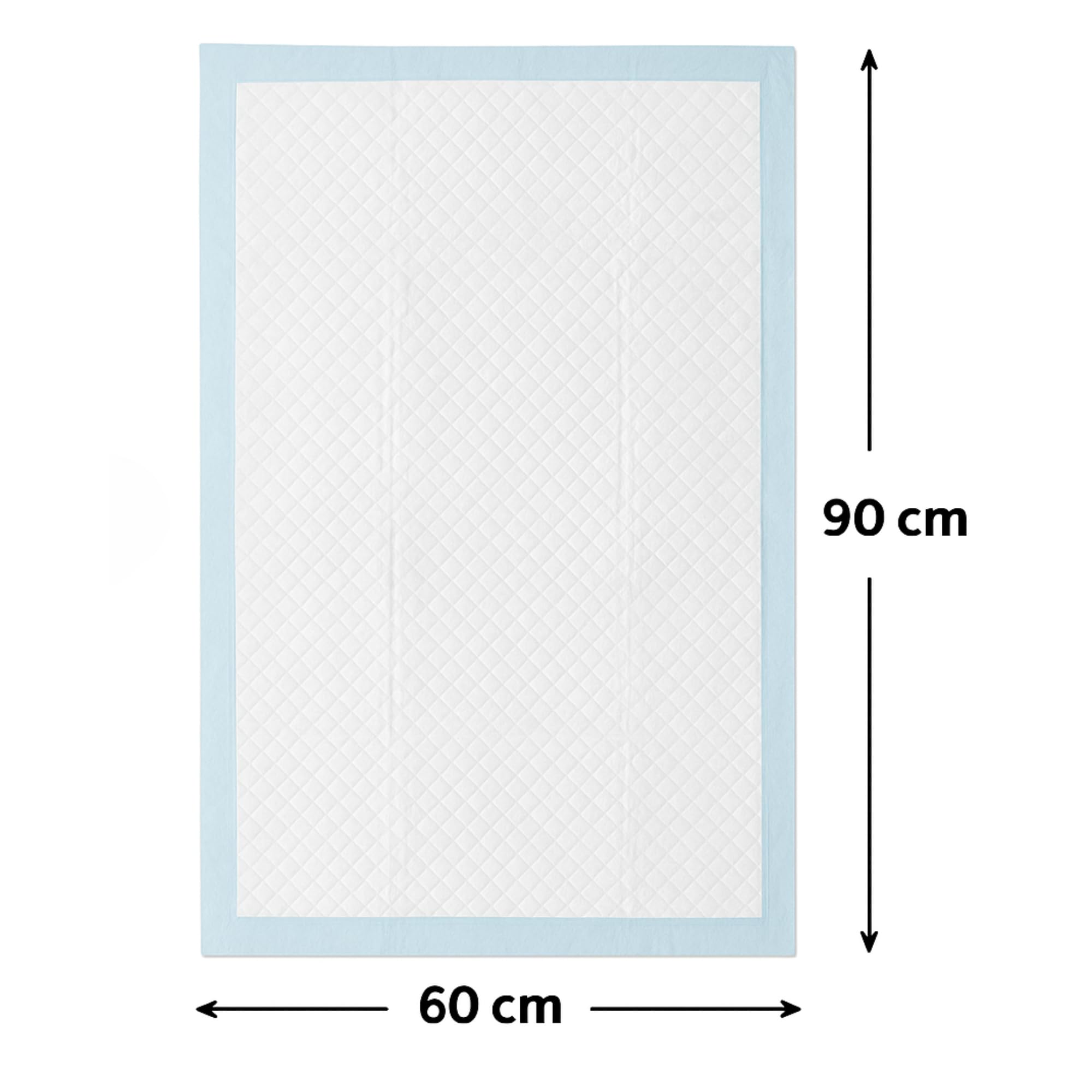 Traversine per Cani a 5 Strati - Tappetini Assorbenti con Gel, Antistrappo e Contro gli Odori - Base Antiscivolo per Cani e Gatti (300, 60x90)