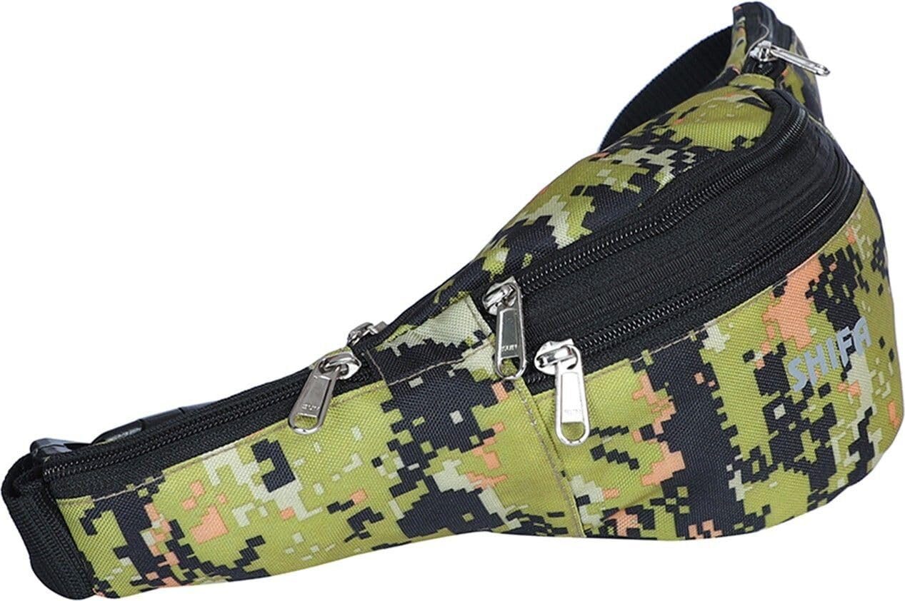 Adjustable Waist Bag with 5 Compartments | Compact 3L Polyester Fanny Pack for Travel Running Hiking and Outdoor Activities | Unisex Multi Purpose Belt Pouch-image-44