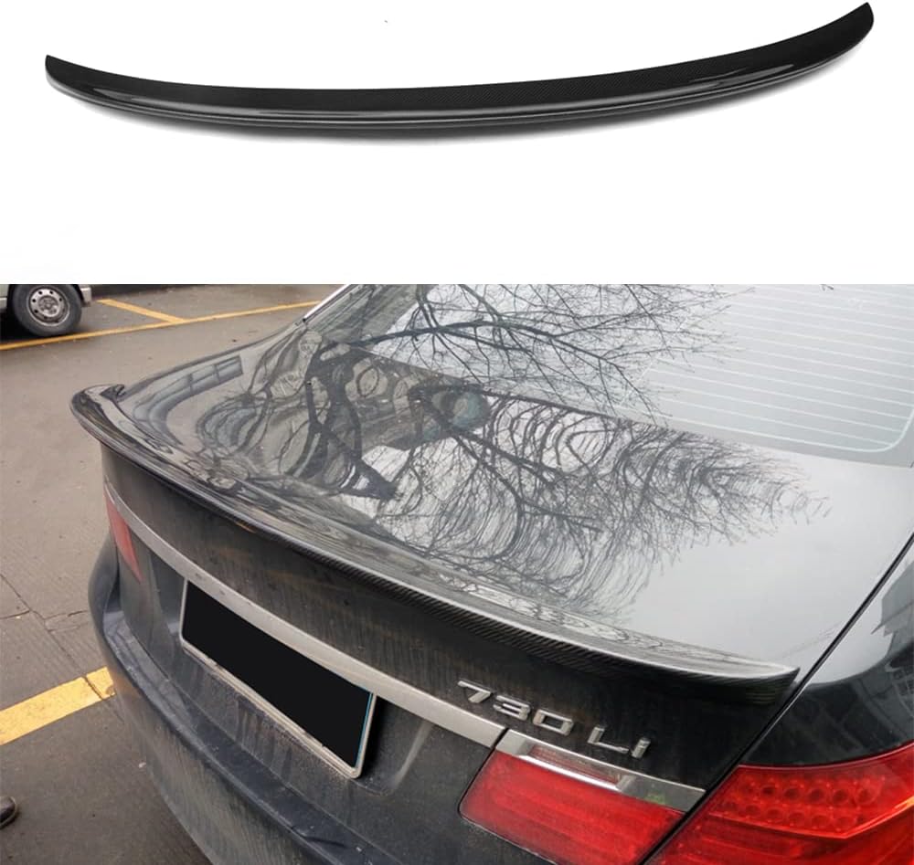 Carbon Fiber Rear Trunk Duckbill Lip Spoiler for BMW 7-Series F01 F02 2009-2015