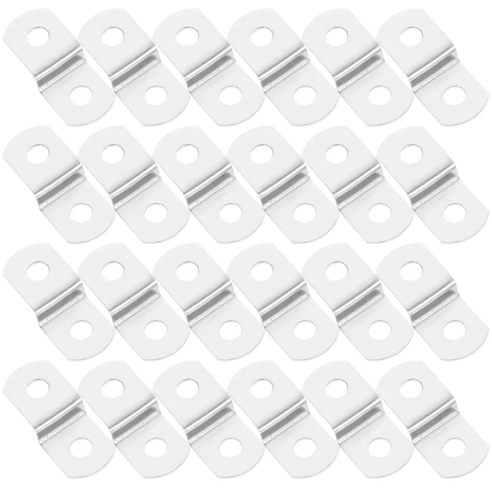 Offset Canvas Clips 360Pcs Canvas Clips for Picture Framing Mirror Corner Code Picture Frame Backing Tabs Holder Clips Silver