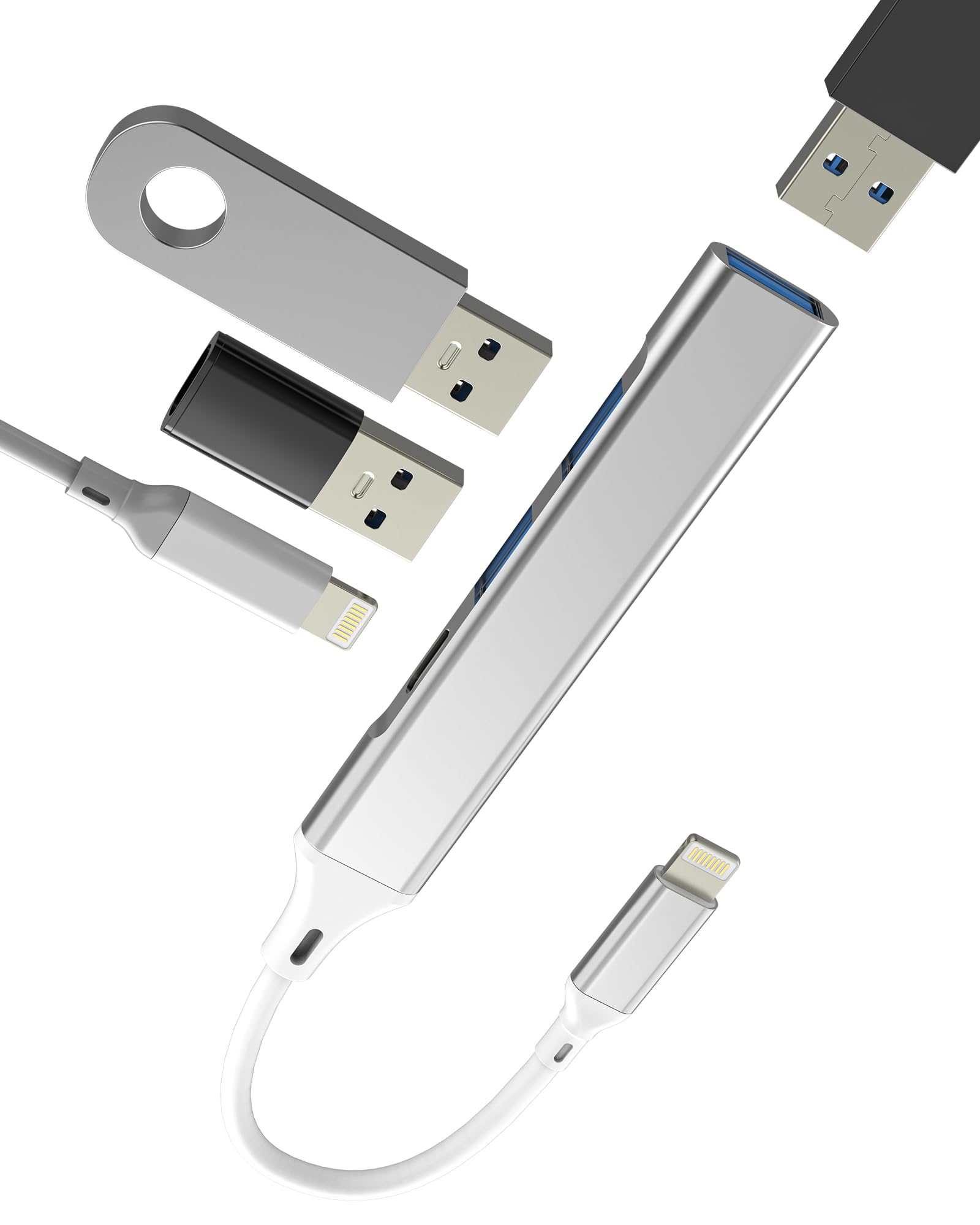 Adaptateur Lightning vers USB pour régler le manque de stockage interne de votre iPhone - 8